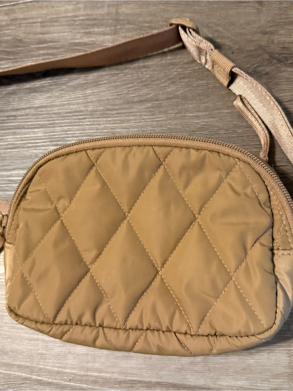 Vera Bradley Quilted Crossbody in Camel Tan - Picture 2 of 8